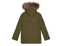 Ver de Terre Nordic vinterjakke dark olive med pels